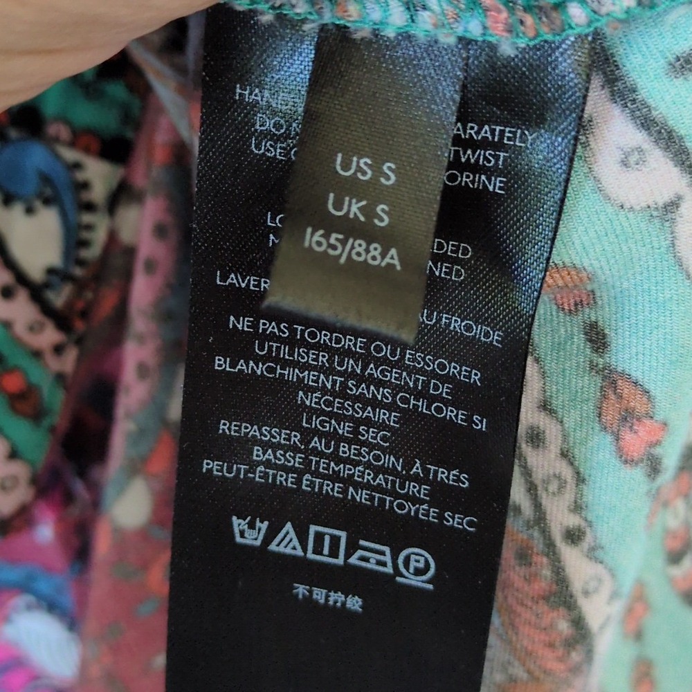 Maeve Anthropologie Colorful Paisley Boho S Fairy Festival Blouse Mixed Print - Picture 9 of 9